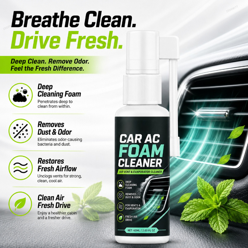 항균 자동차 에어컨 폼 클리닝 스프레이 자동차 에어컨  - Odor Eliminator Car 리뷰 및 가격